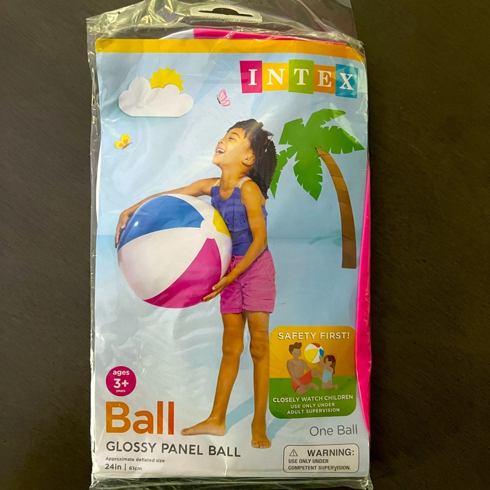 Beach ball size small asst colors